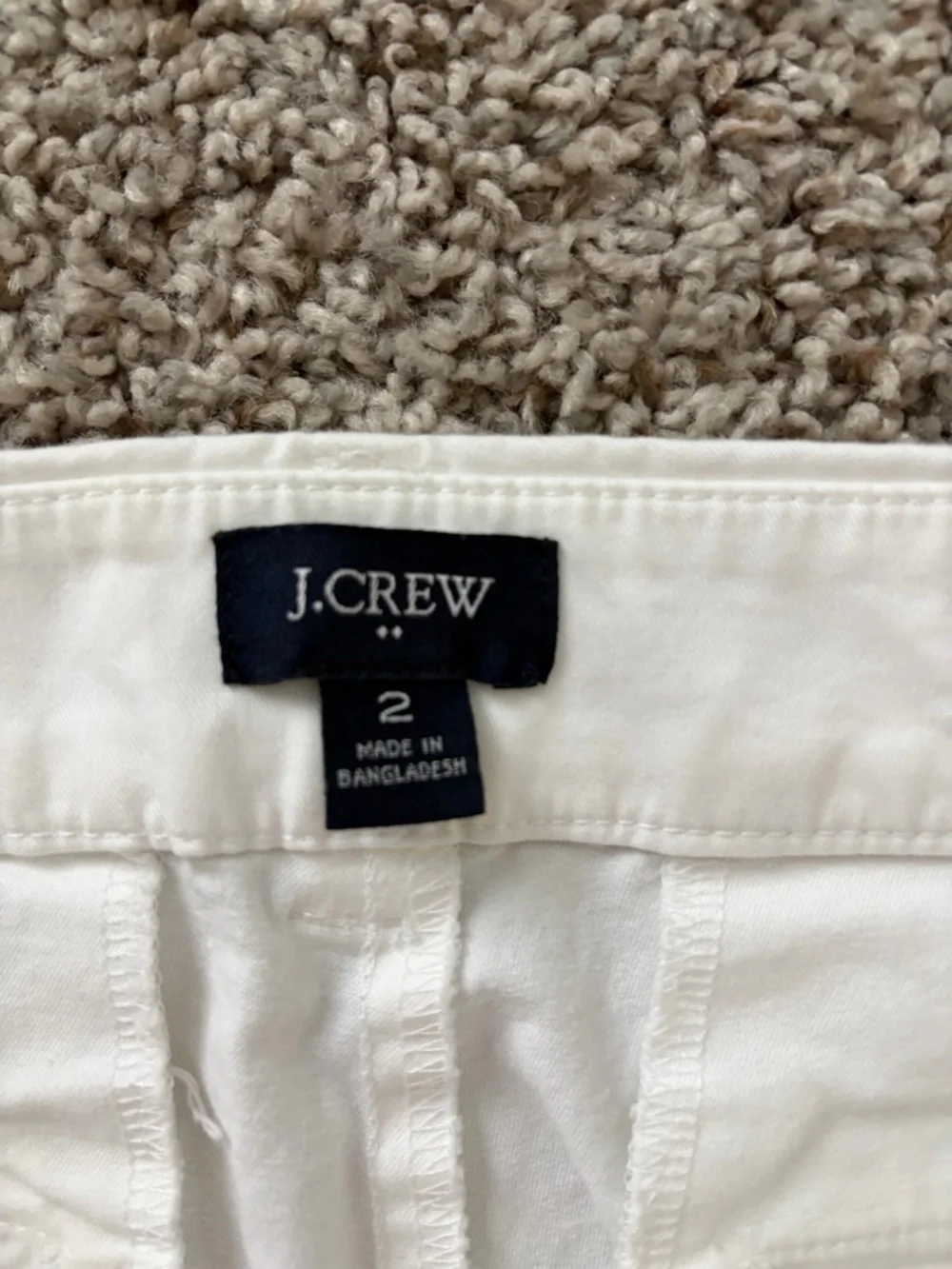 J. Crew White Women's Bermuda Shorts - Picture 2 of 4